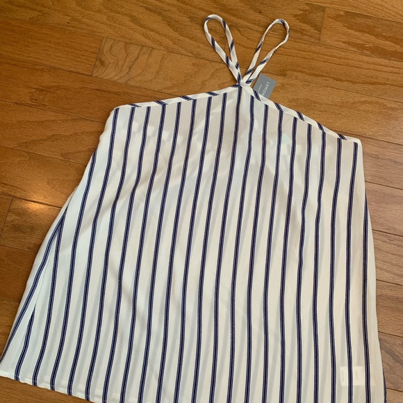 Lemon Tart textured halter top - Picture 2 of 5